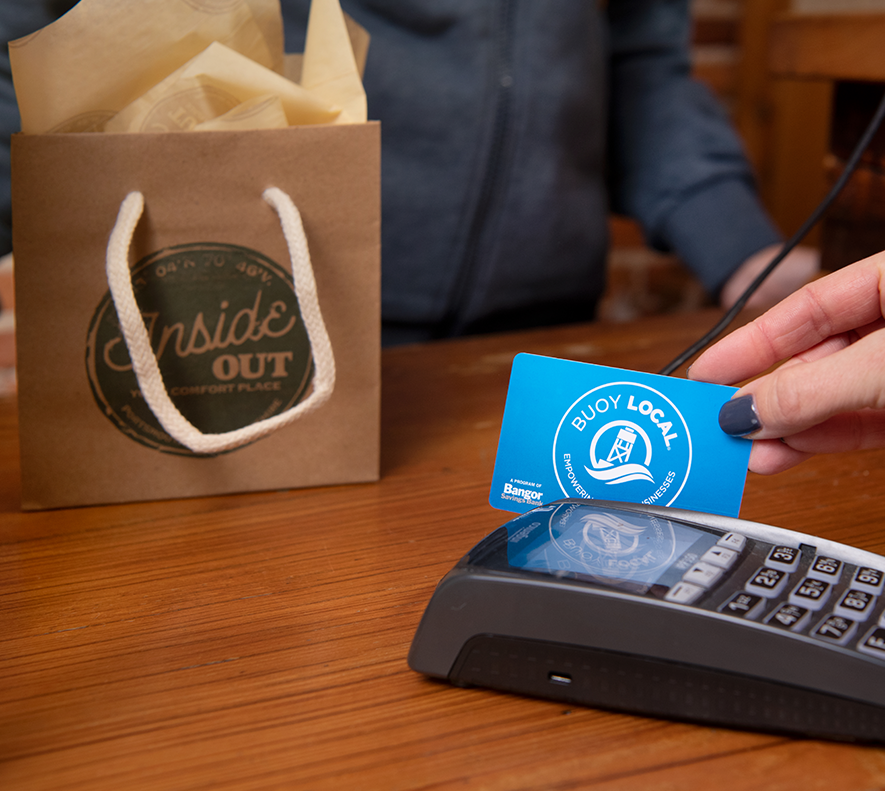 Customer Using Buoy Local Card at Register