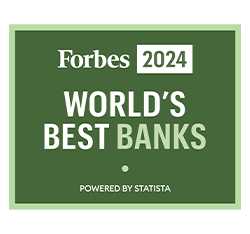 FOrbes 2024 World's Best Bank Powered by Statista