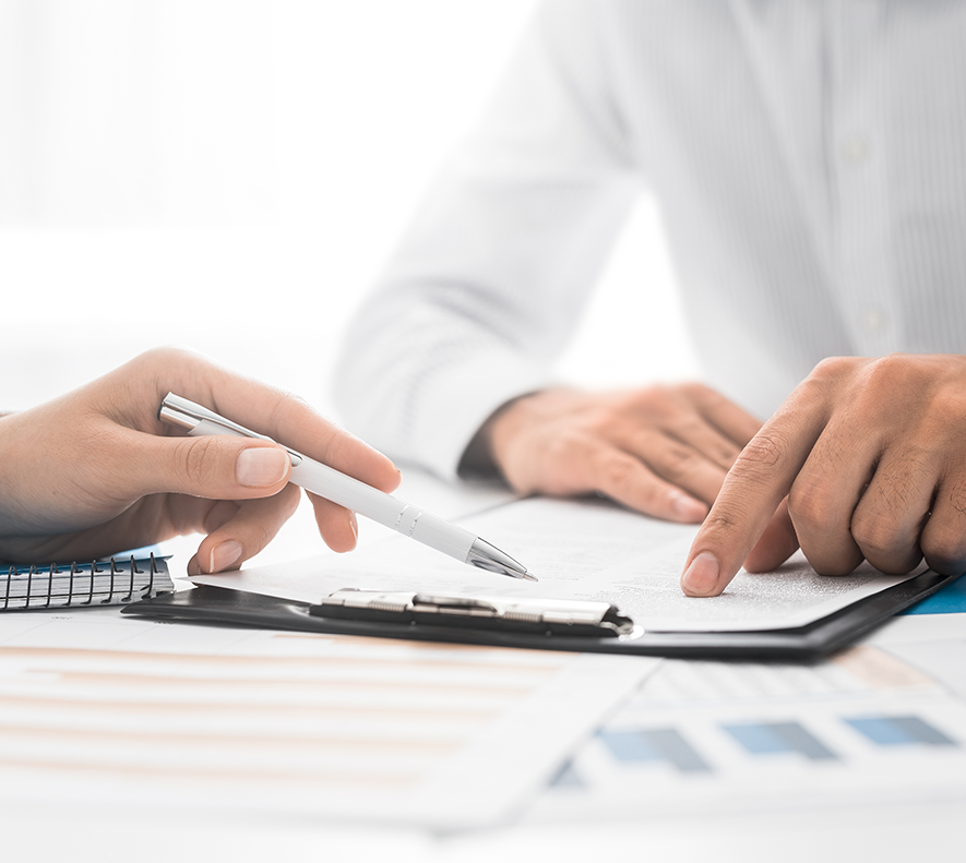 People engaged in business